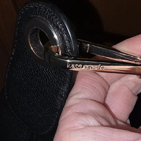 Kate Spade Black Pebbled Leather Crossbody with 2 Different Straps - Picture 15 of 16